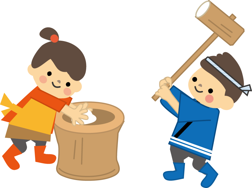 北小岩三谷町会で毎年11月末か12月頭に開催される餅つき